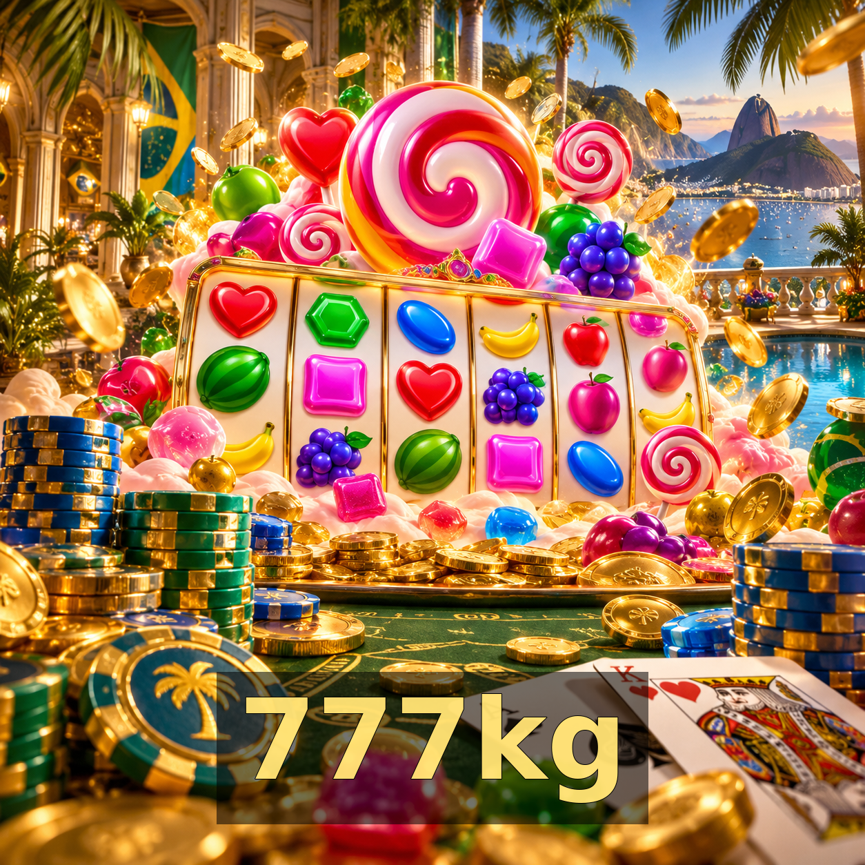 Resumo visual de bônus e campanhas 777kg